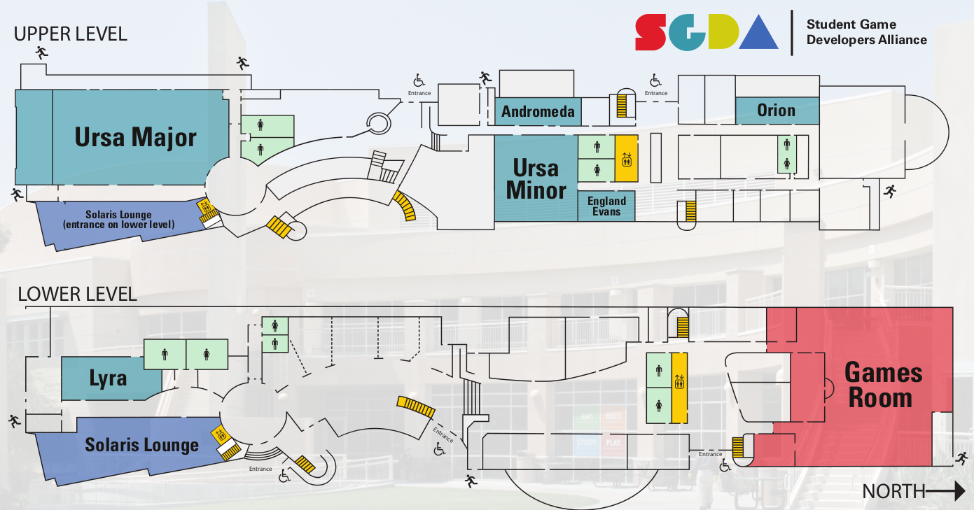 Map of the Venue for the SGDA event.